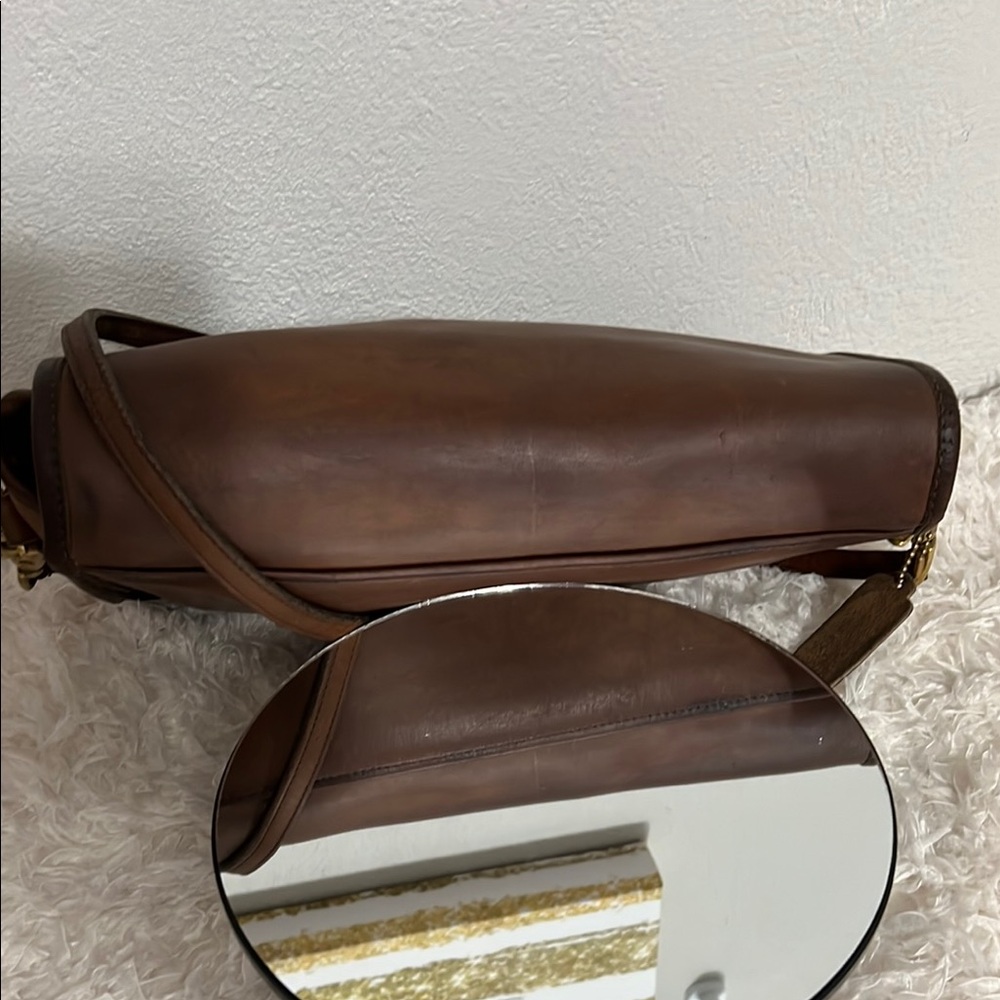 Coach Brown Leather Crossbody Bag - Picture 6 of 13